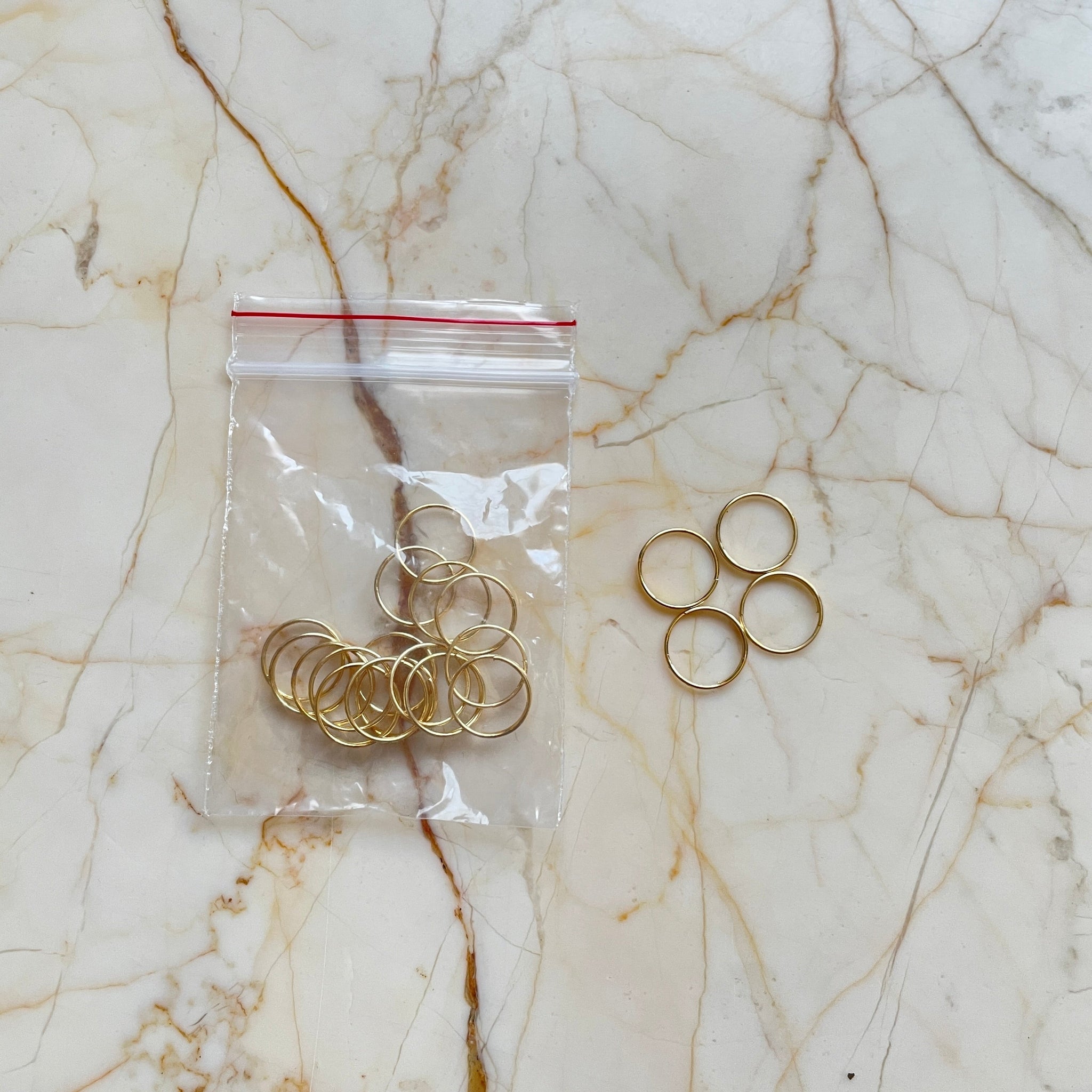 12 mm Jump Rings / Connector Rings - Harsh Resin Store