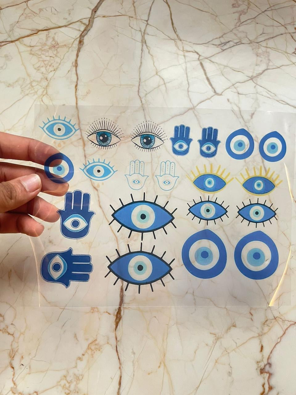 A5 Evil Eye Insert Sticker Sheet