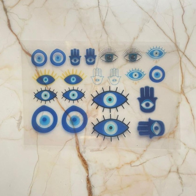 A7 Evil Eye Insert Sticker Sheet
