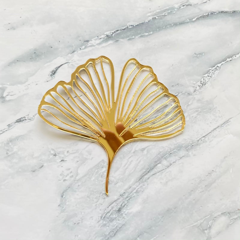 Gingko Leaf Acrylic Cutting set of 2