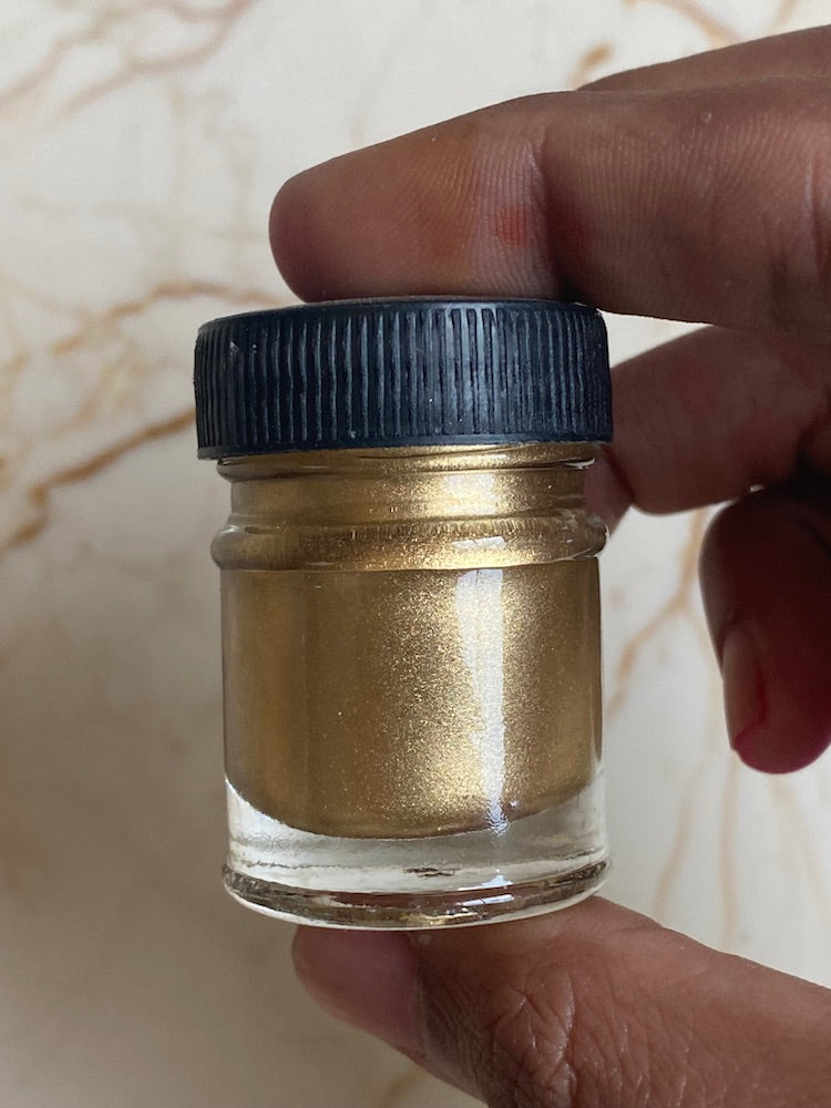 Gold & Silver Metallic Paste Pigment combo