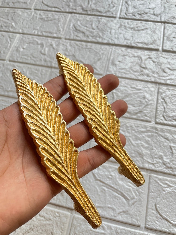 Leaf Metal tray handles - F