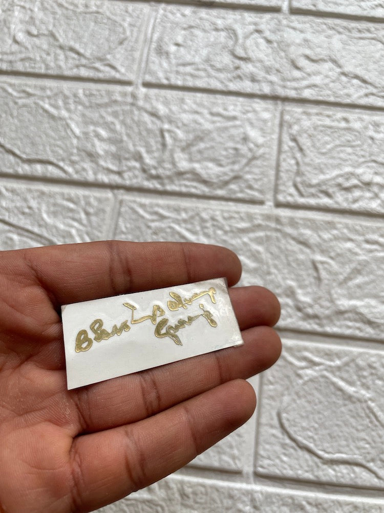 Blessing always guruji sticker