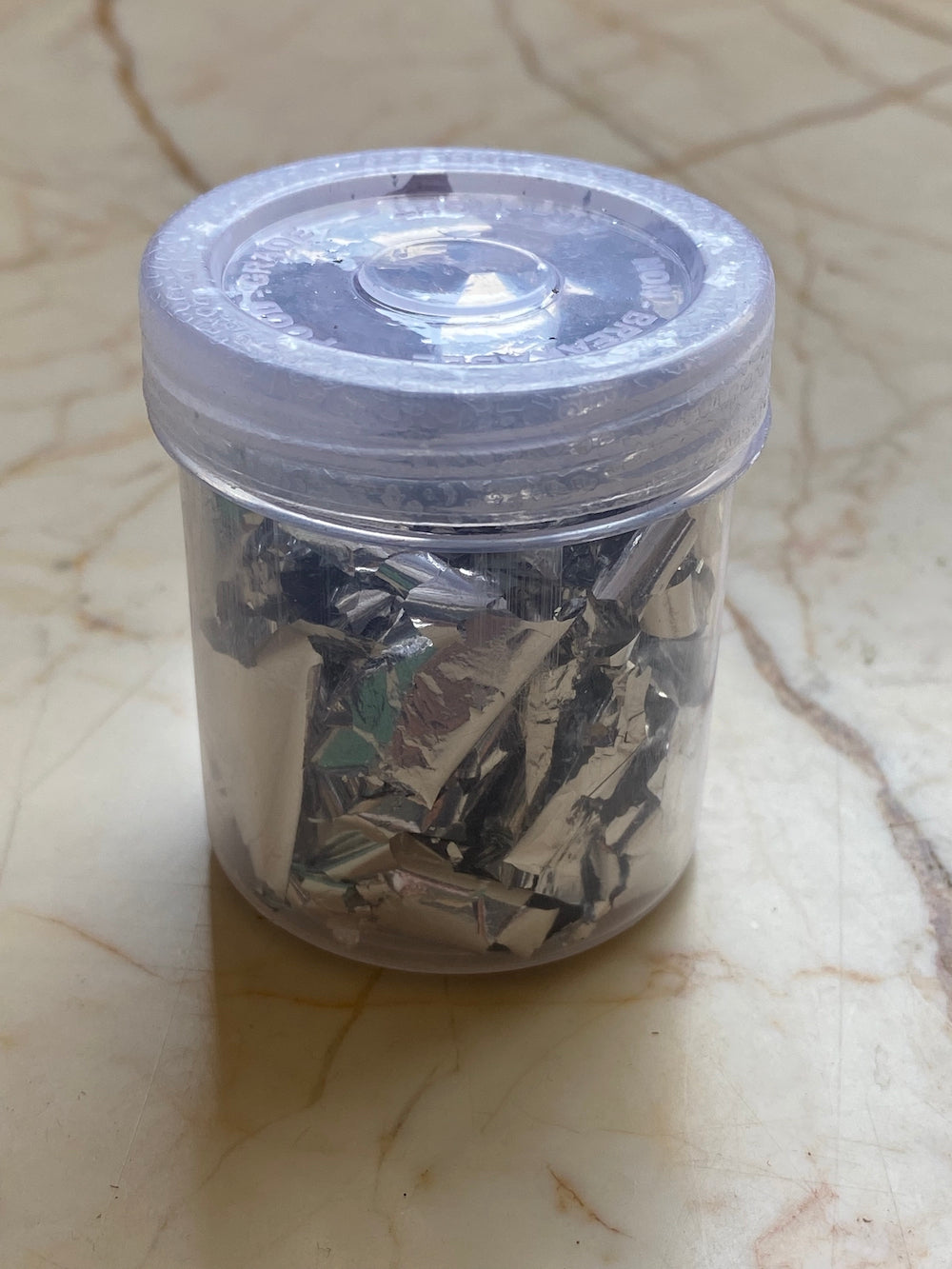 Silver shine flakes