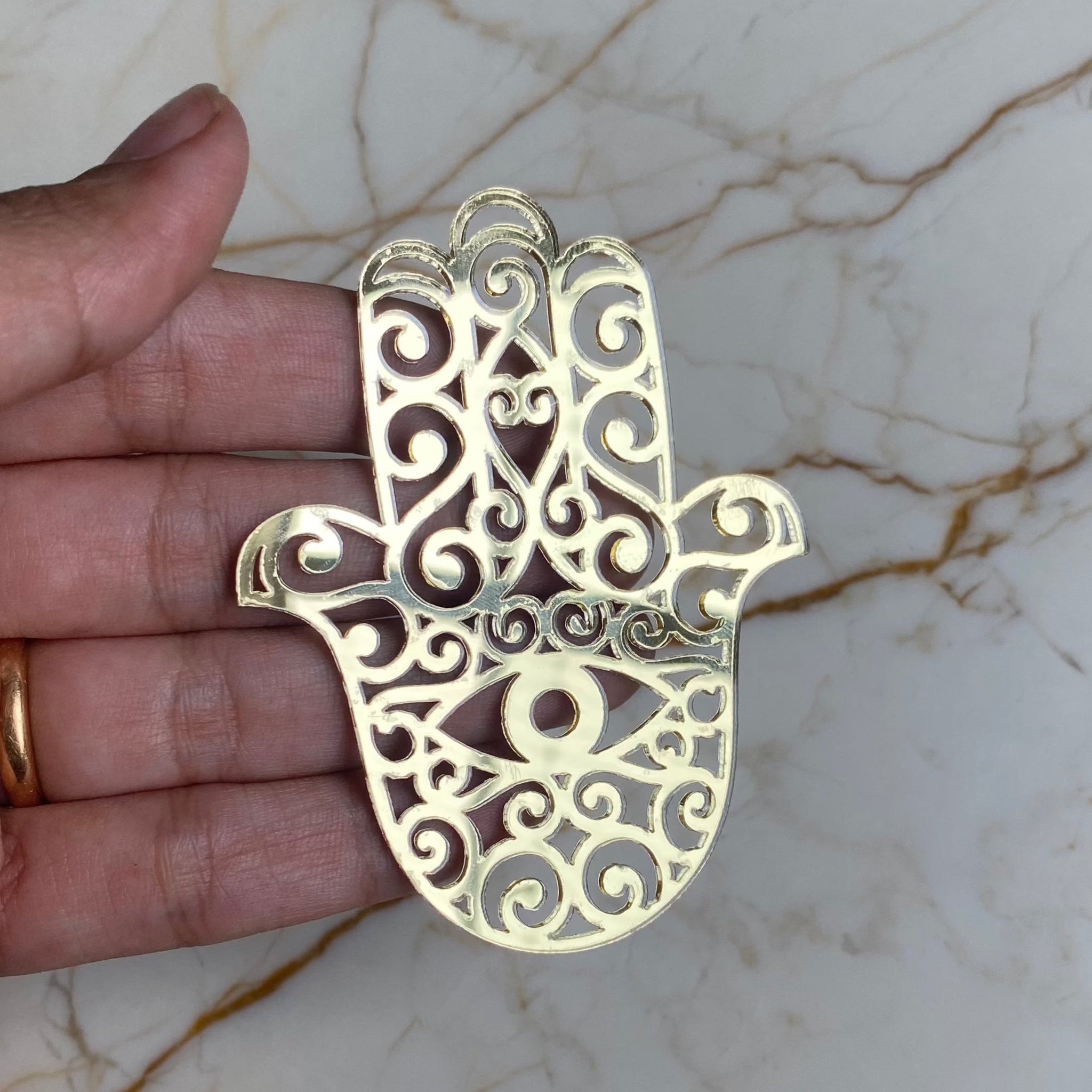 Hamsa hand Acrylic Cutting - Small