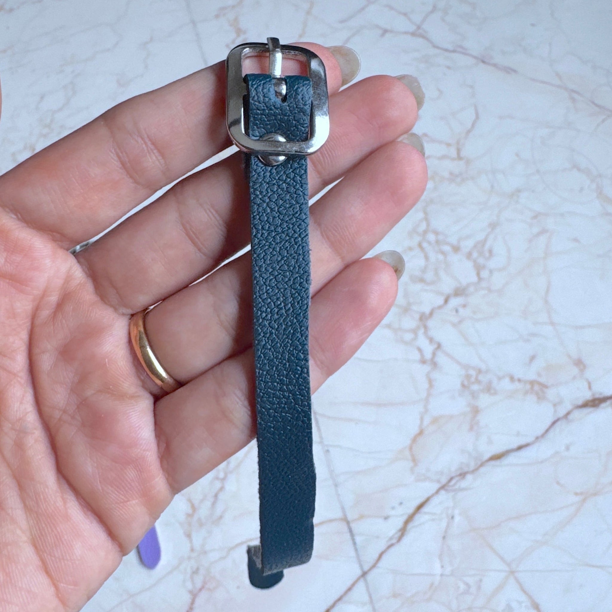 Leather Luggage Tag Belt