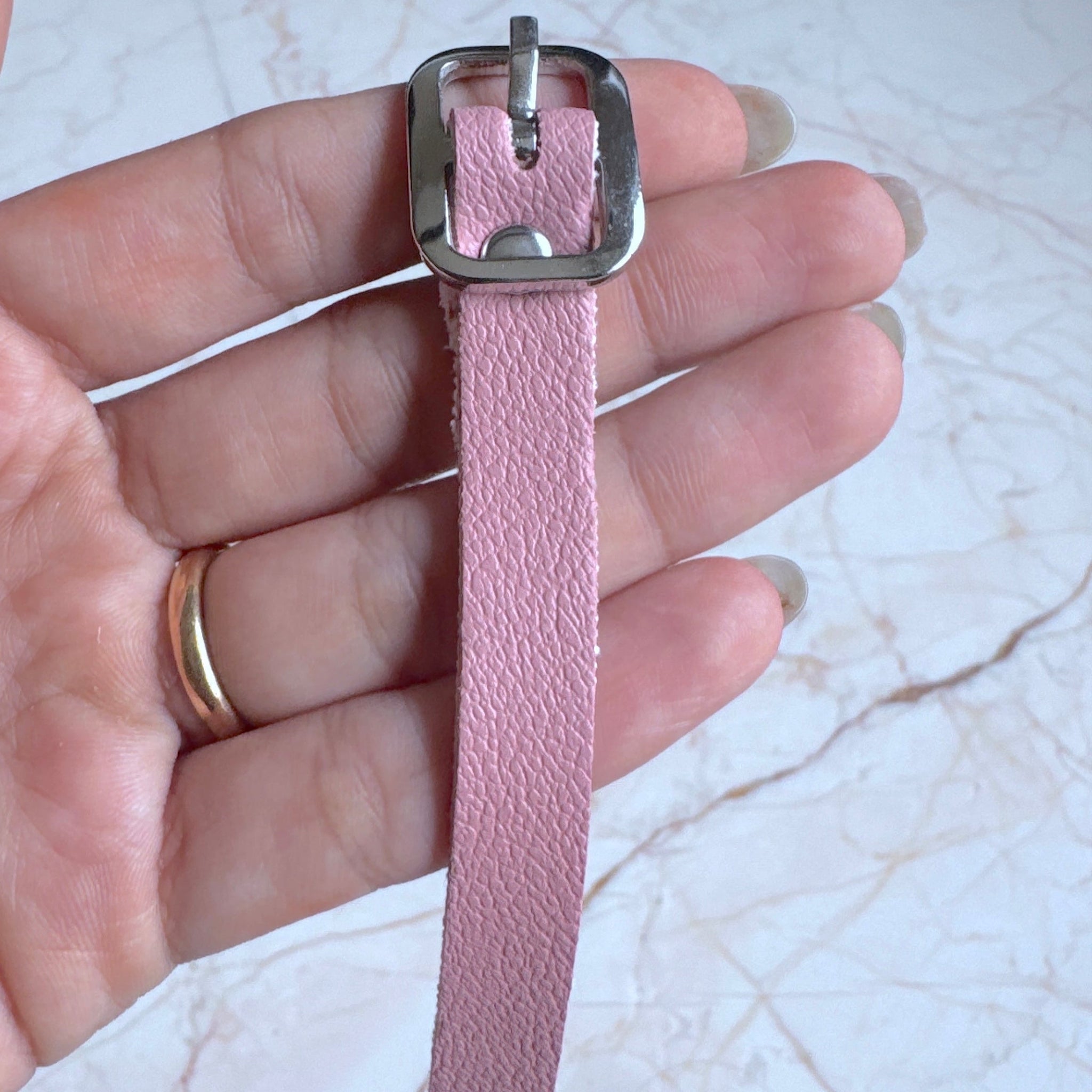 Leather Luggage Tag Belt
