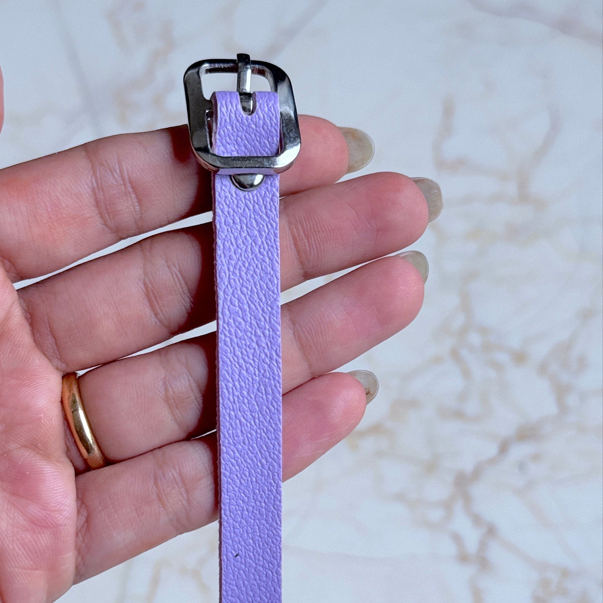 Leather Luggage Tag Belt