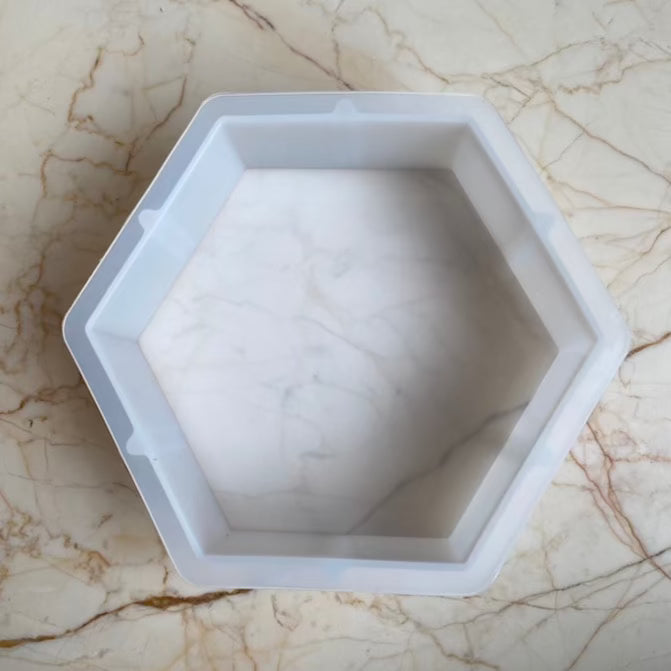 6 inch Deep Hexagon mould 50mm