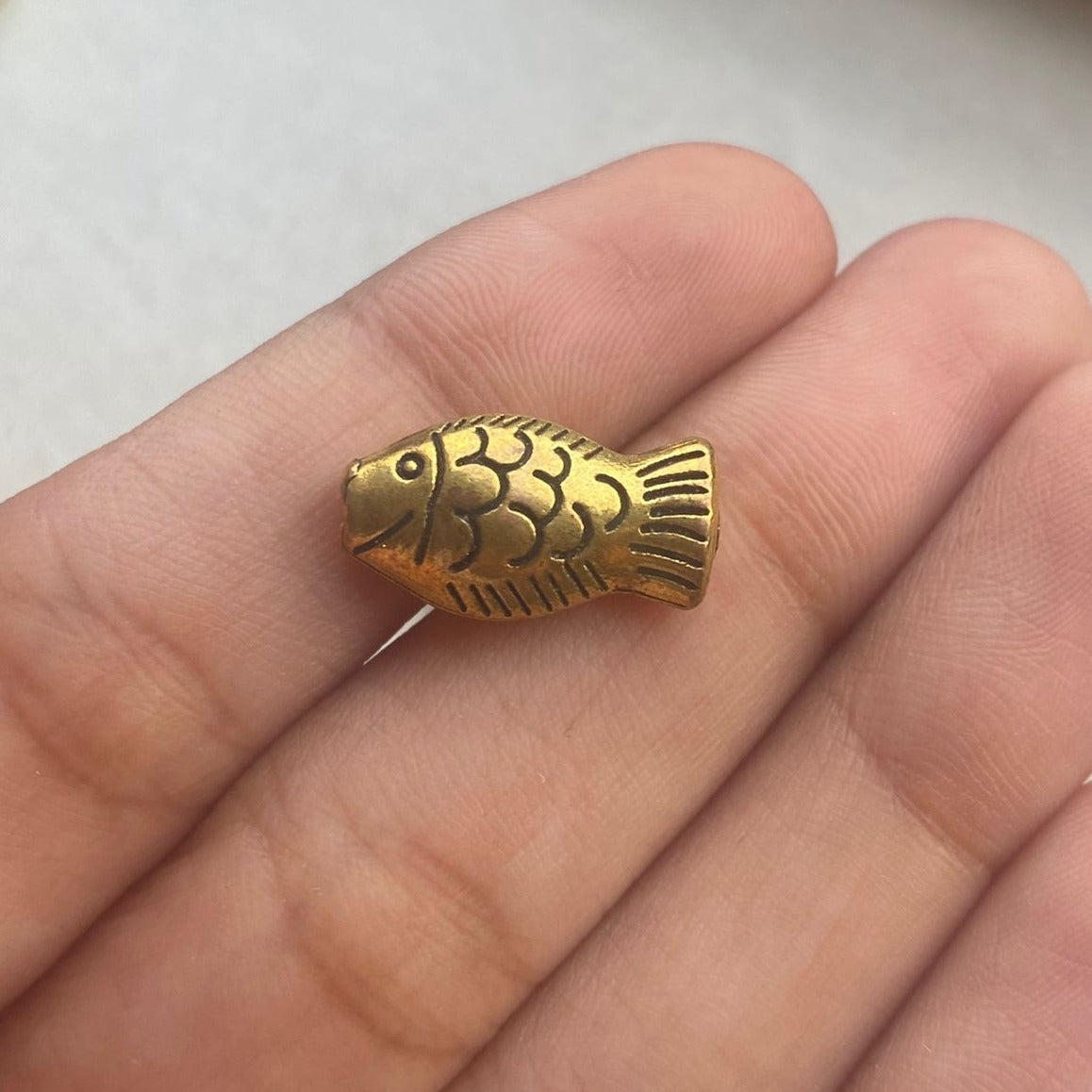 Fish Metal Charm - A