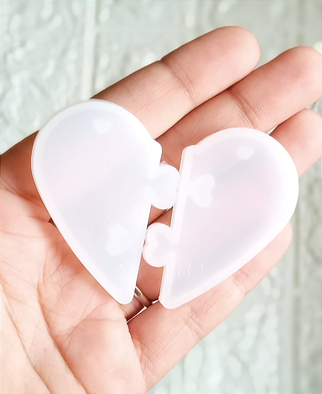 Puzzle Heart Mould