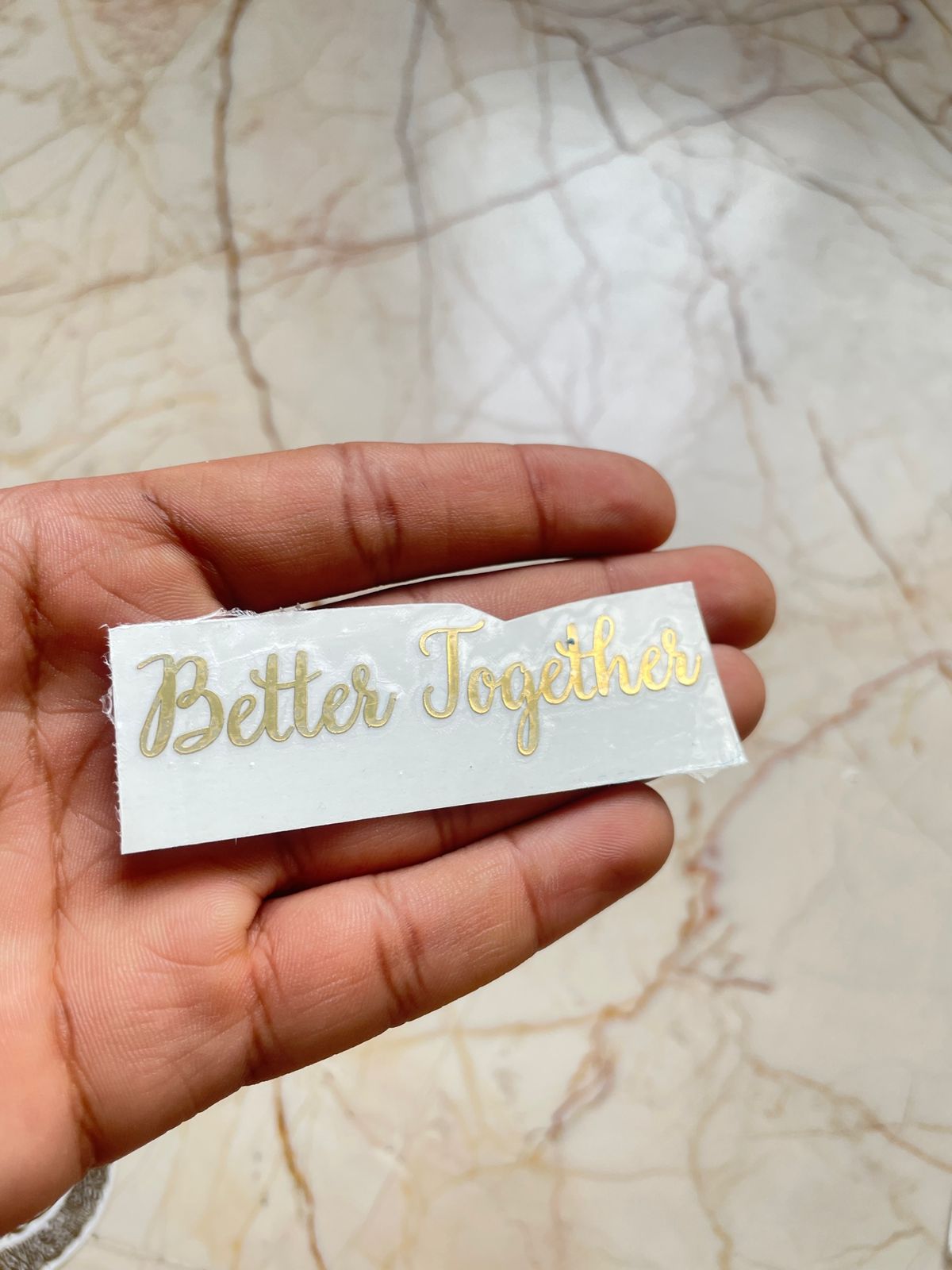 Better together Metallic sticker
