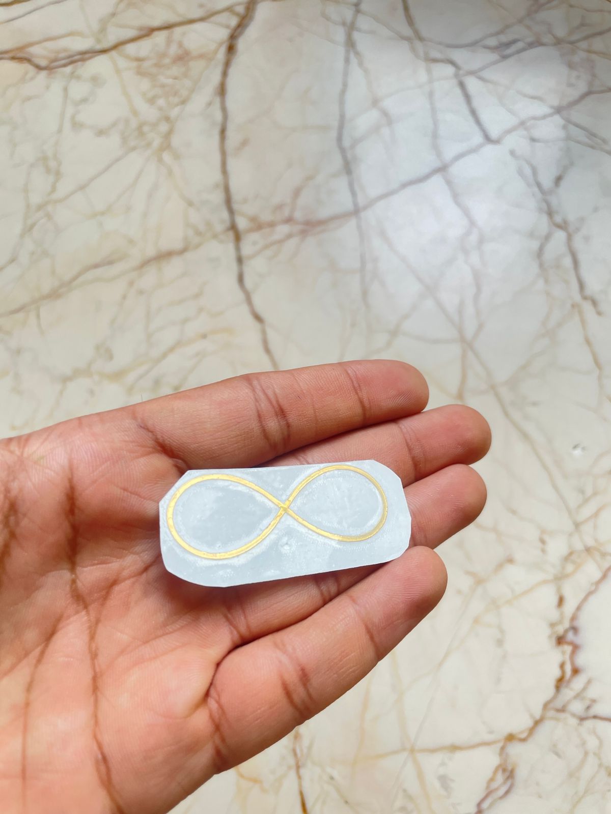 Plain infinity Metallic sticker