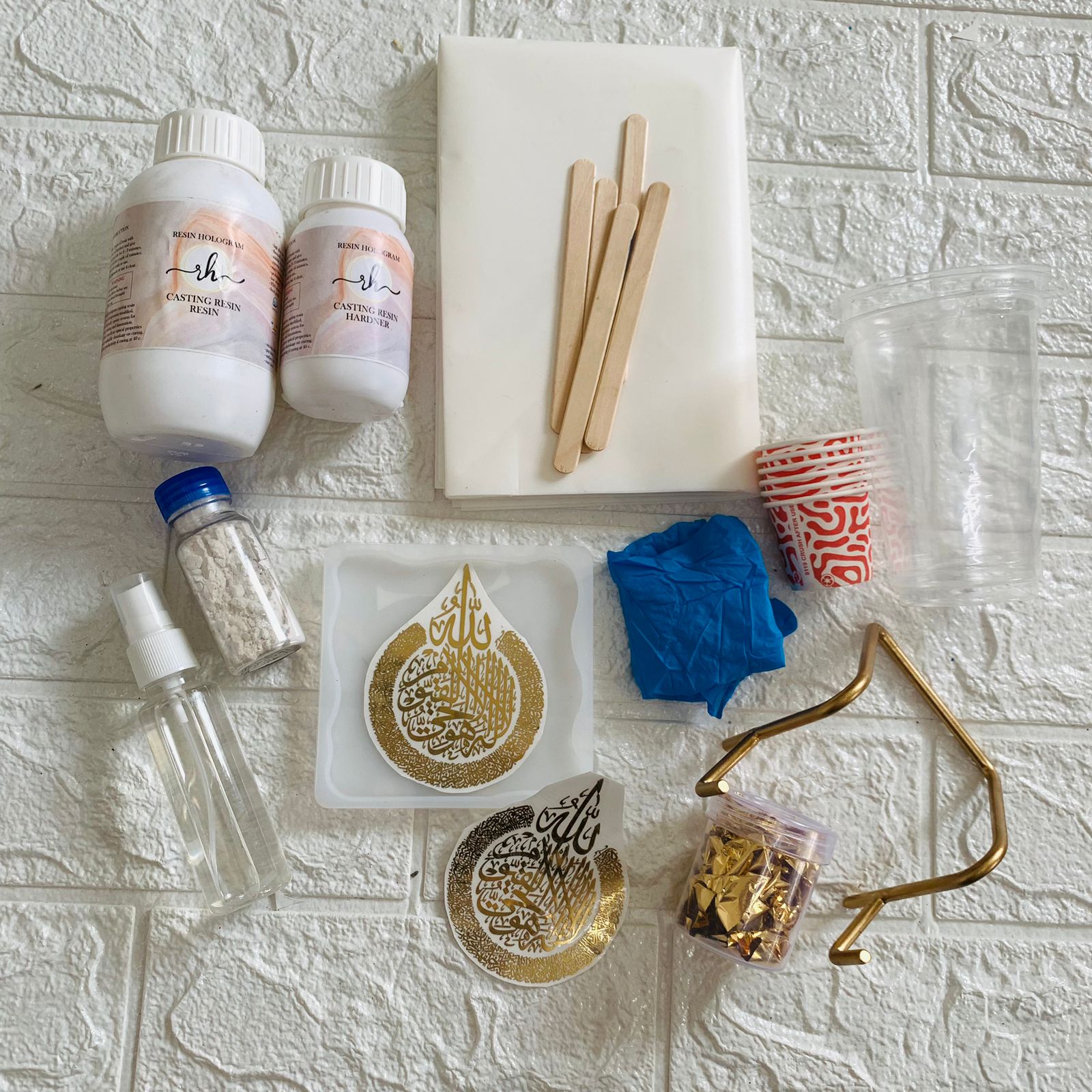 DIY  kursi Mantra Coaster Kit