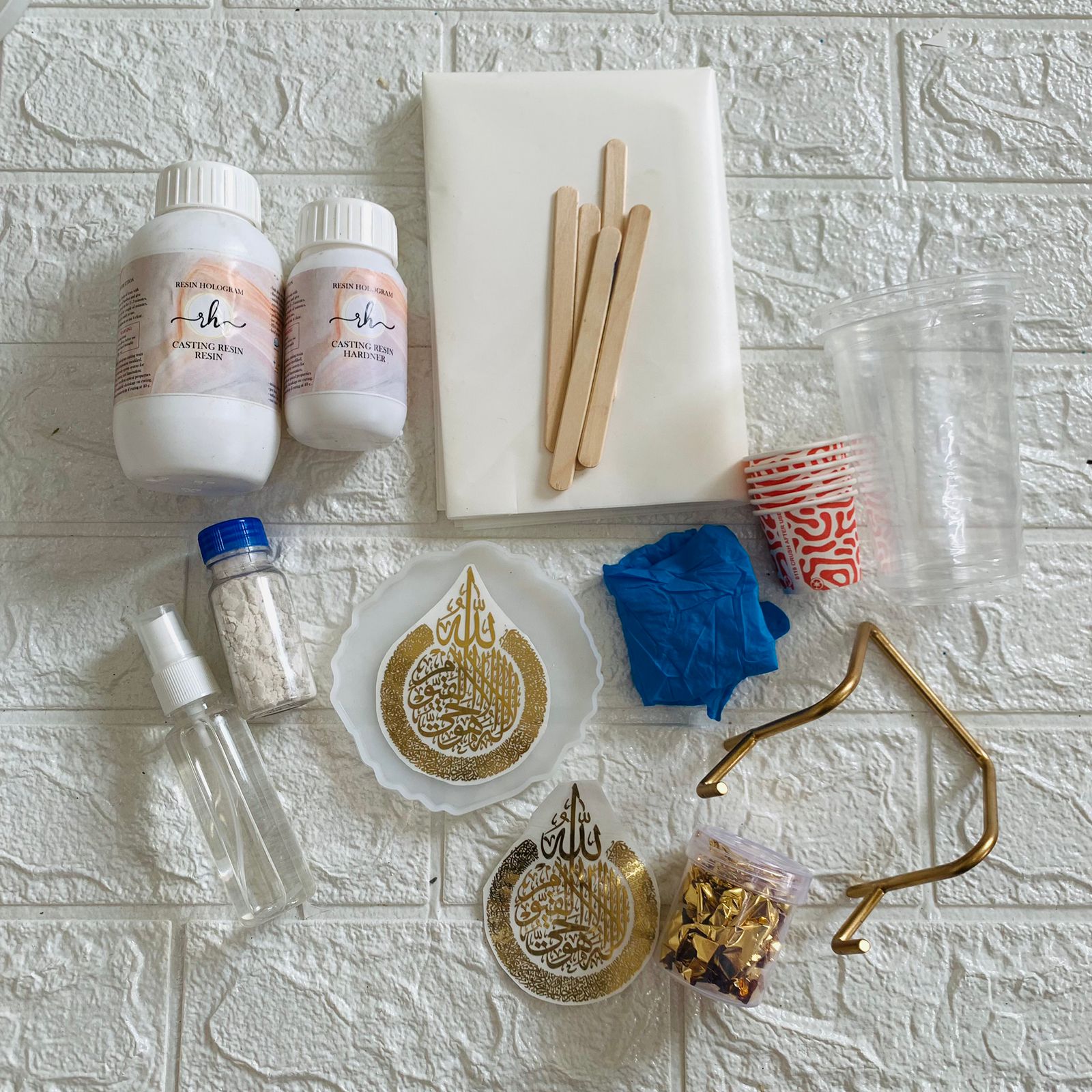 DIY  kursi Mantra Coaster Kit