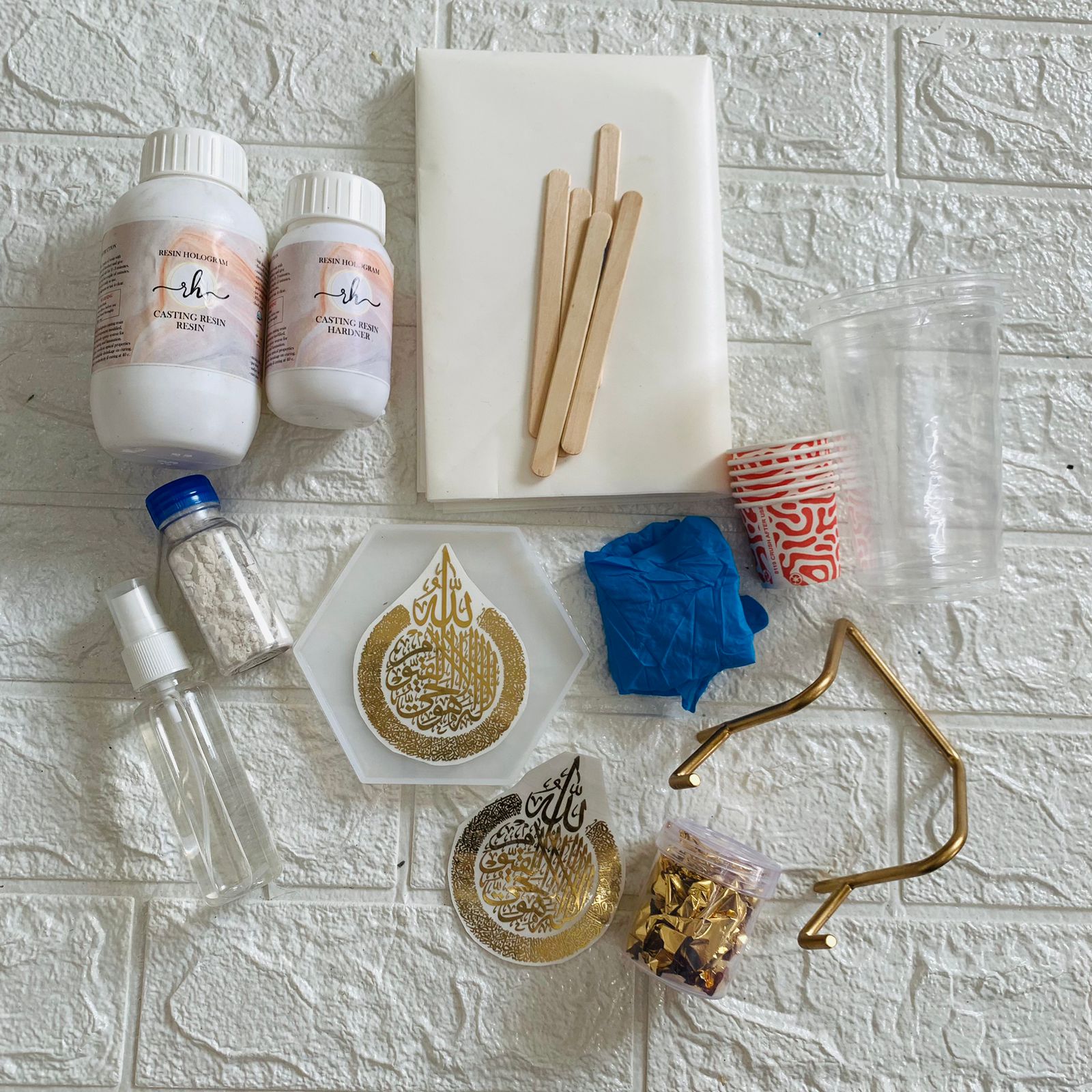 DIY  kursi Mantra Coaster Kit