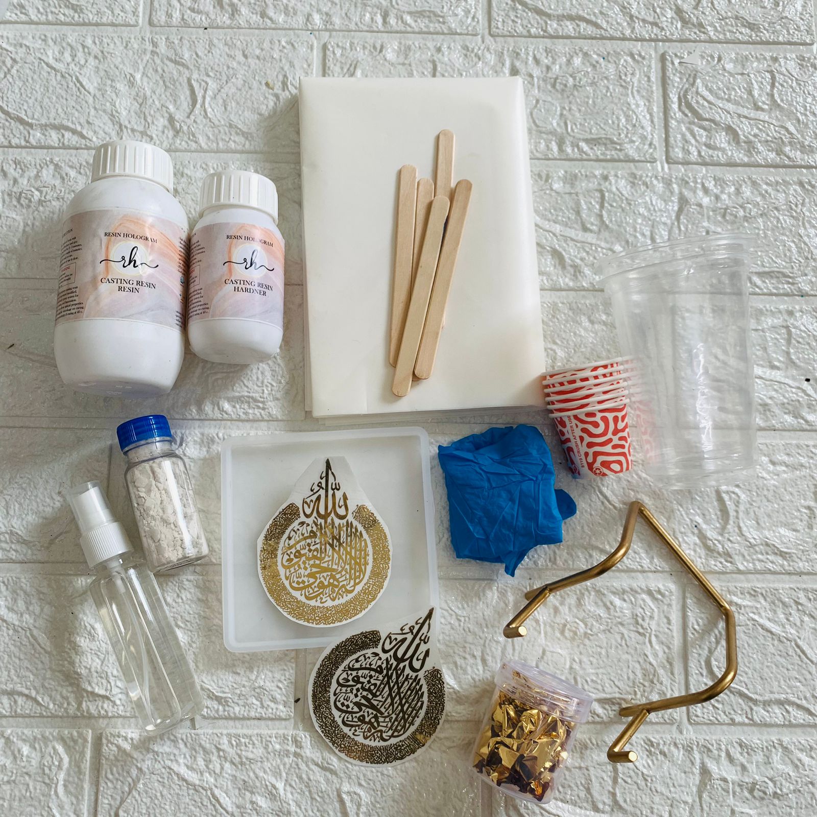 DIY  kursi Mantra Coaster Kit