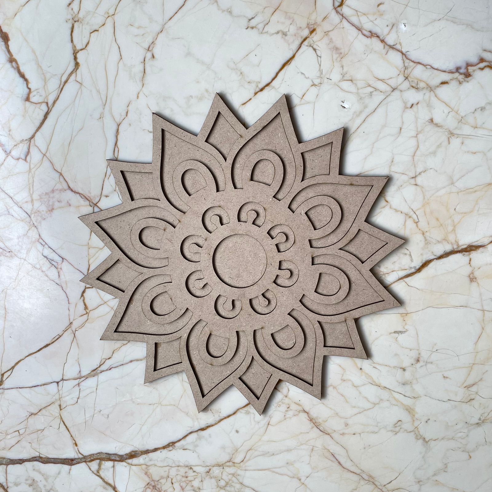 Rangoli base with Mdf Design - B