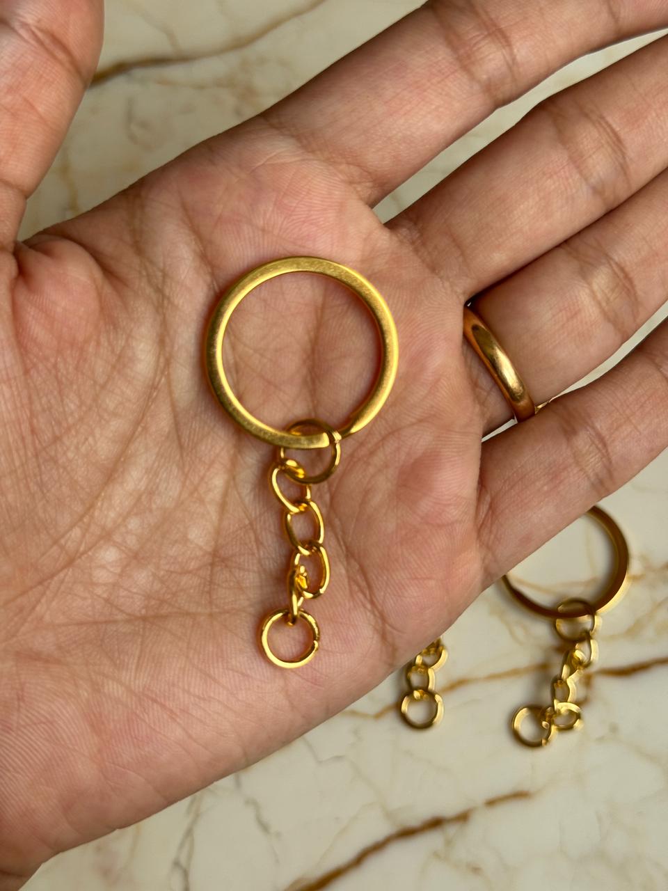 Keychain ring Set with connector