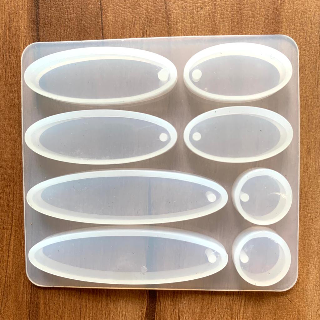 8 cavity oval mould