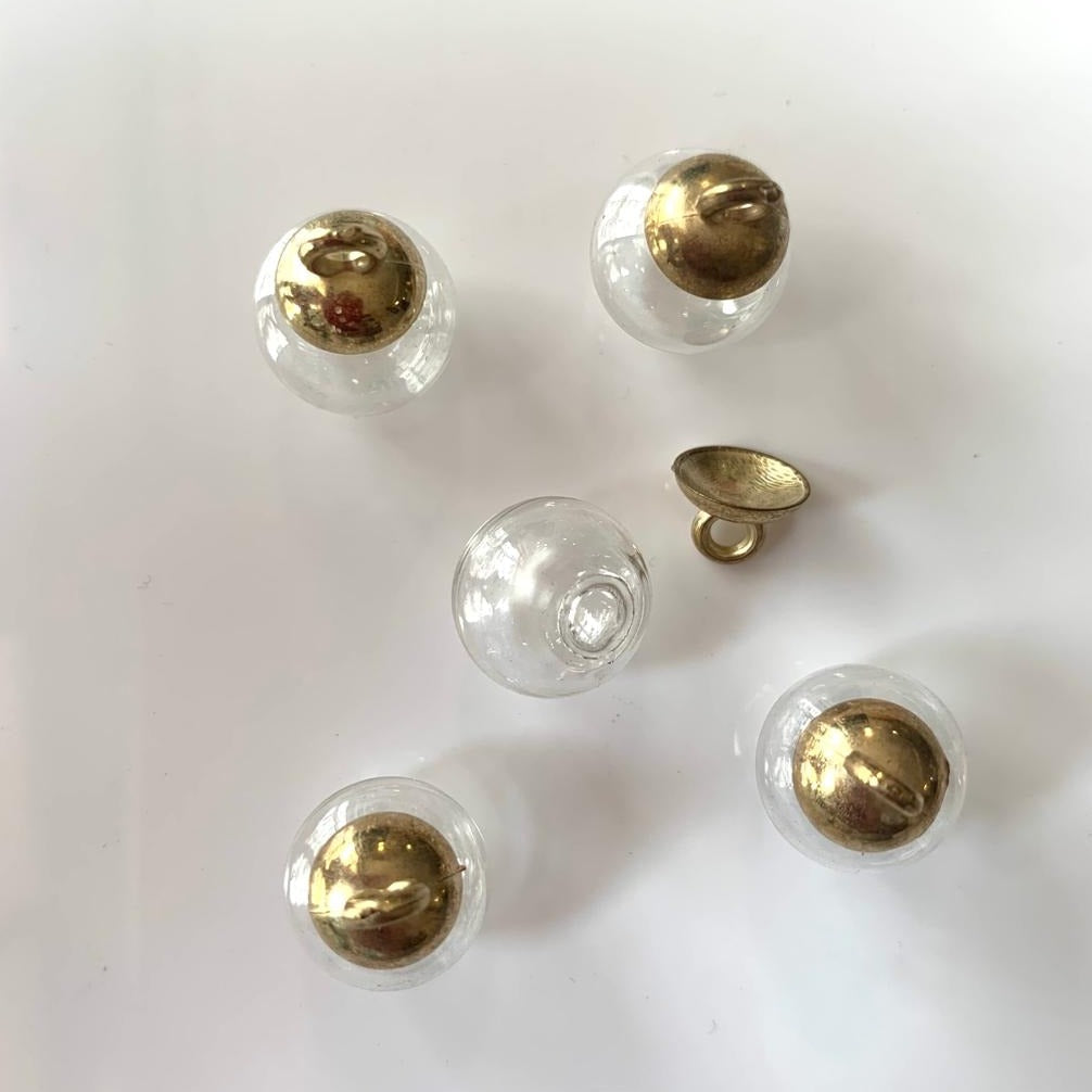 Mini Clear Glass Globe (Pack of 5)