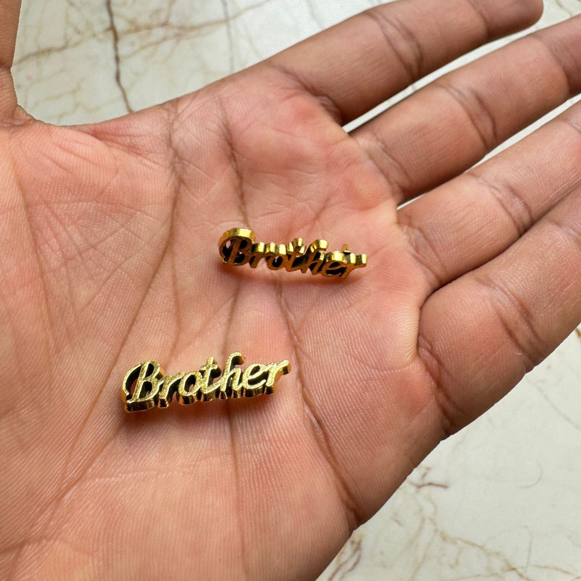 Rakhi metal charms (Brother)