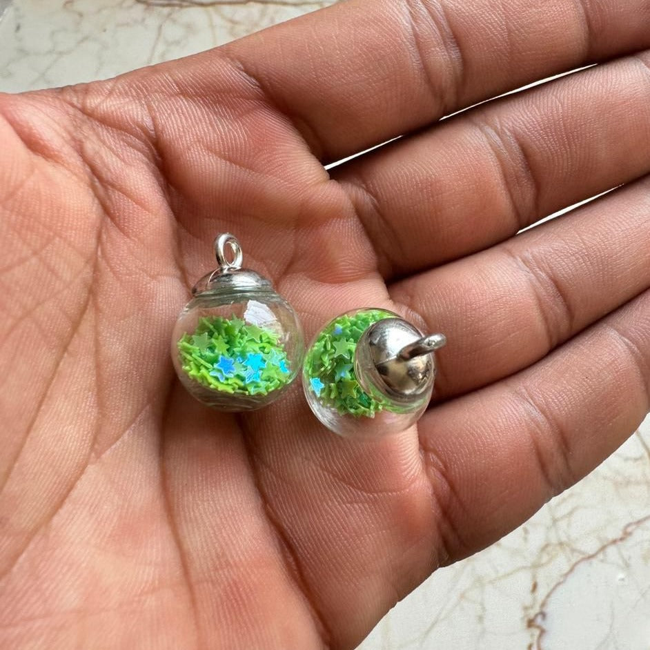 Mini Glass Globe with Sequence