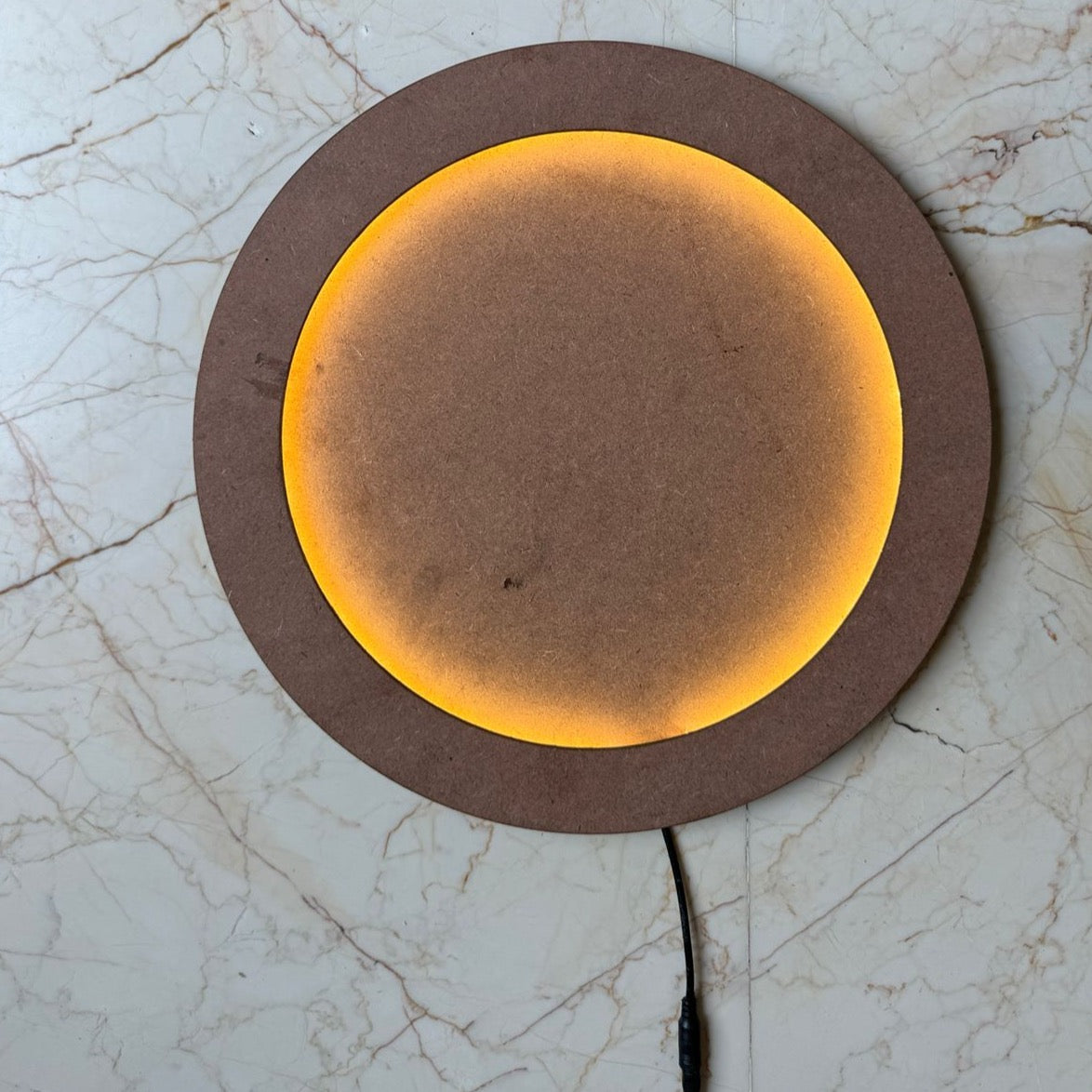 14 inch Led Moon Mdf