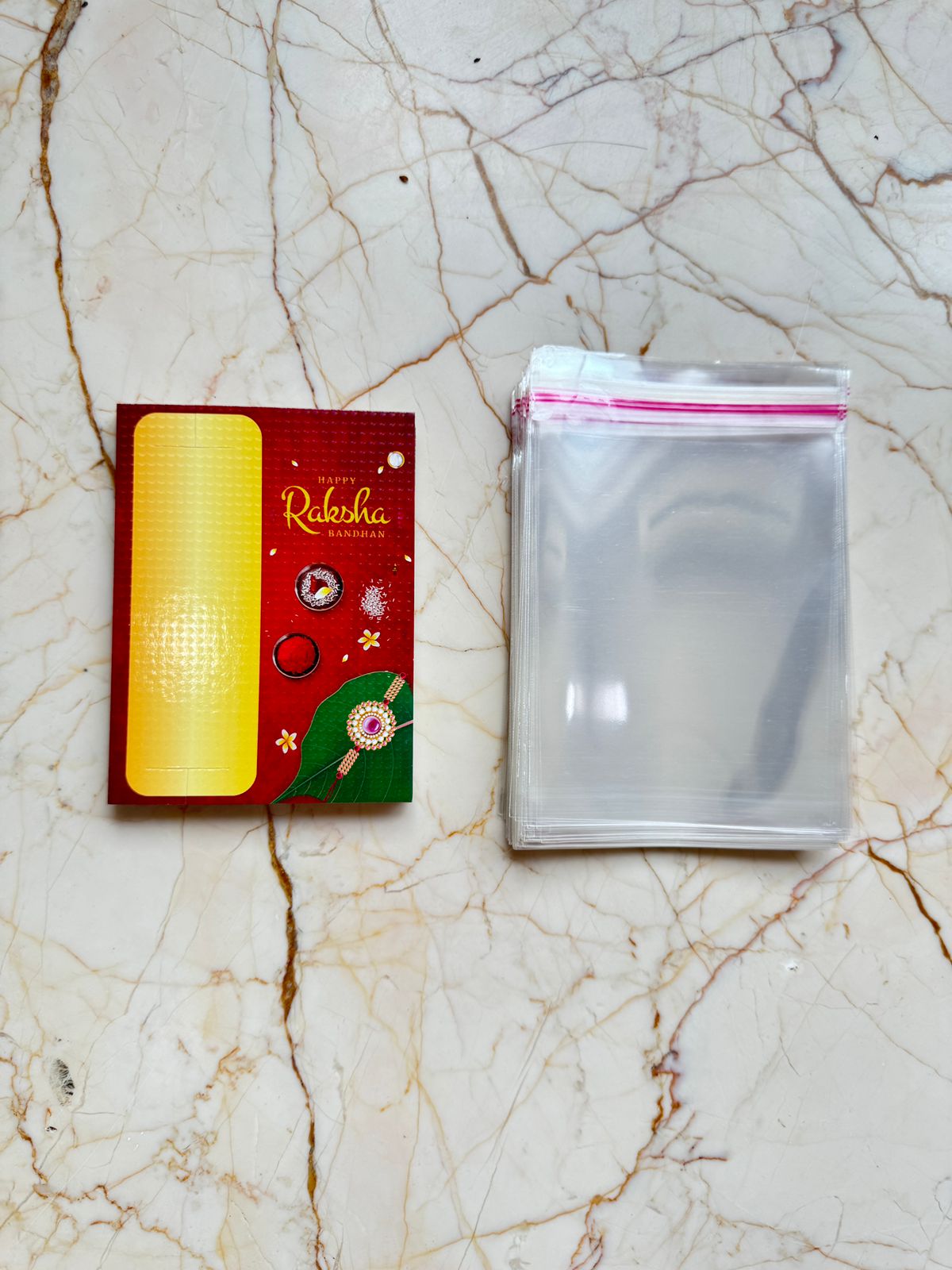 Big Rakhi Packing Card - A27