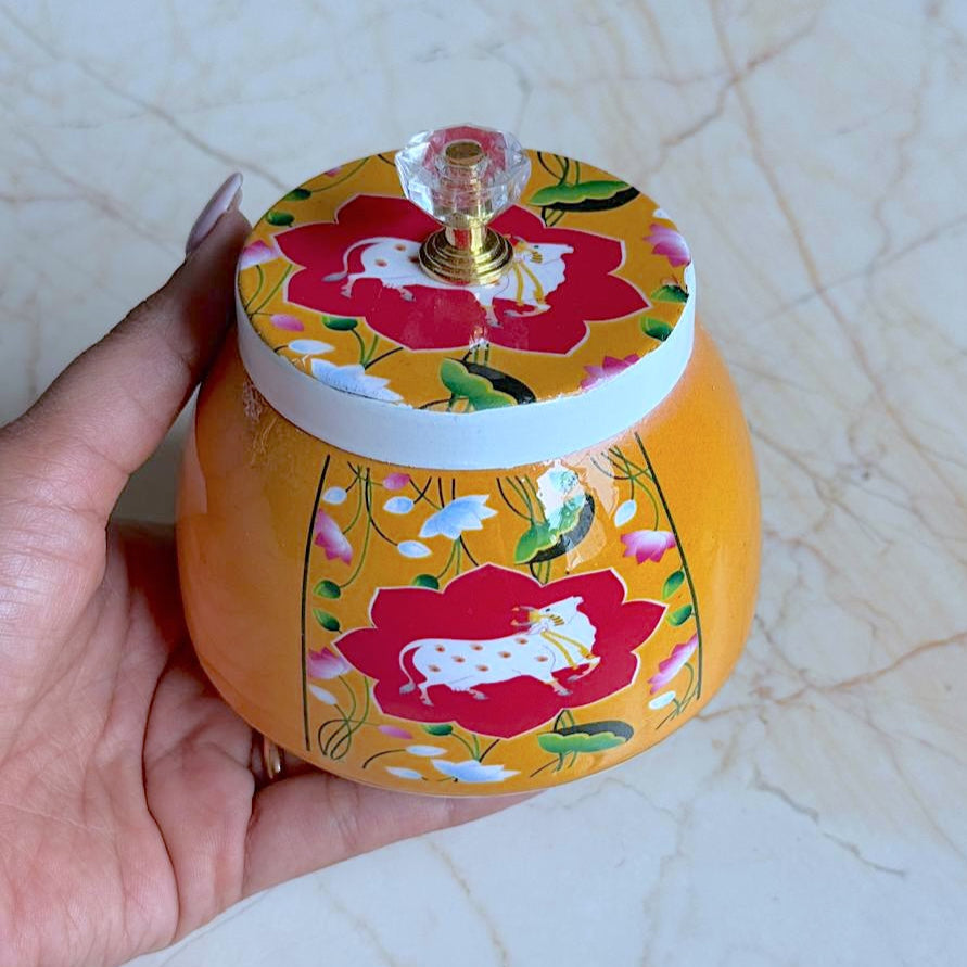 Metal Jars for Dry fruits / Candle Jar