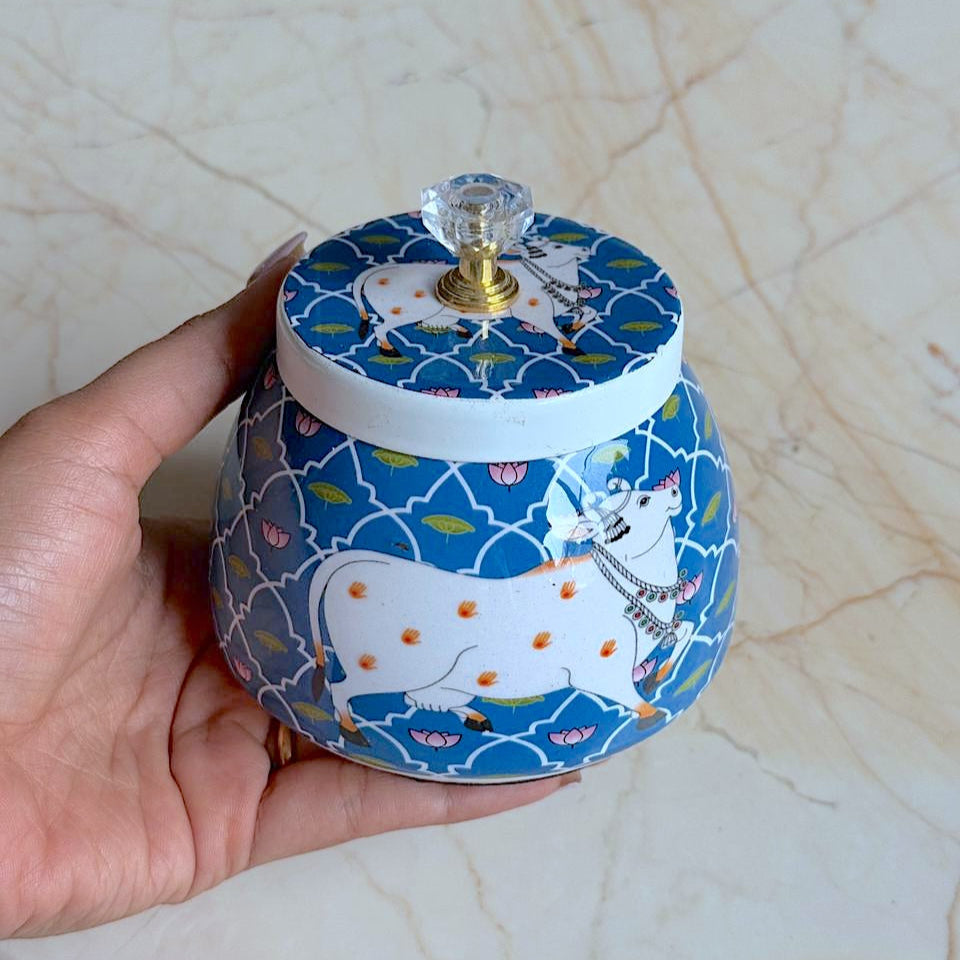 Metal Jars for Dry fruits / Candle Jar