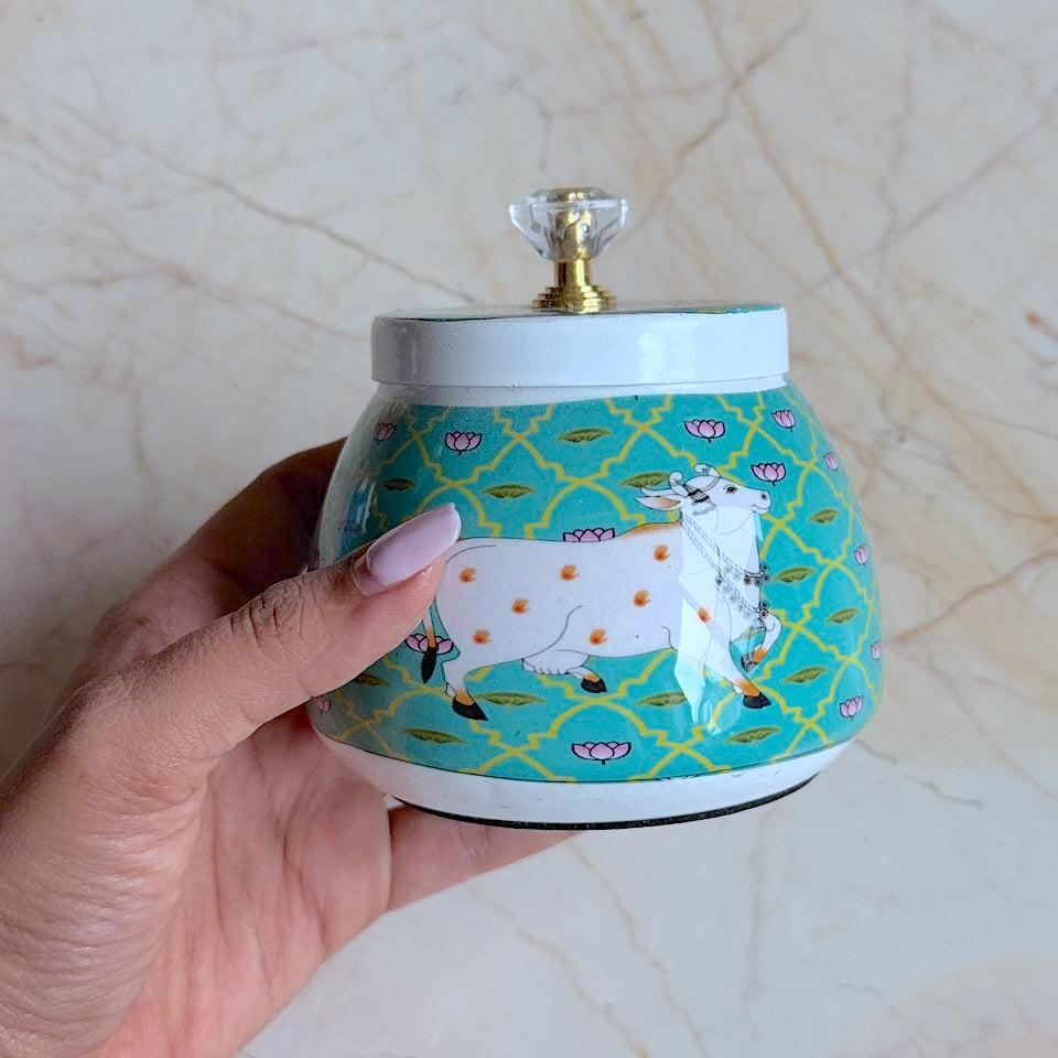 Metal Jars for Dry fruits / Candle Jar