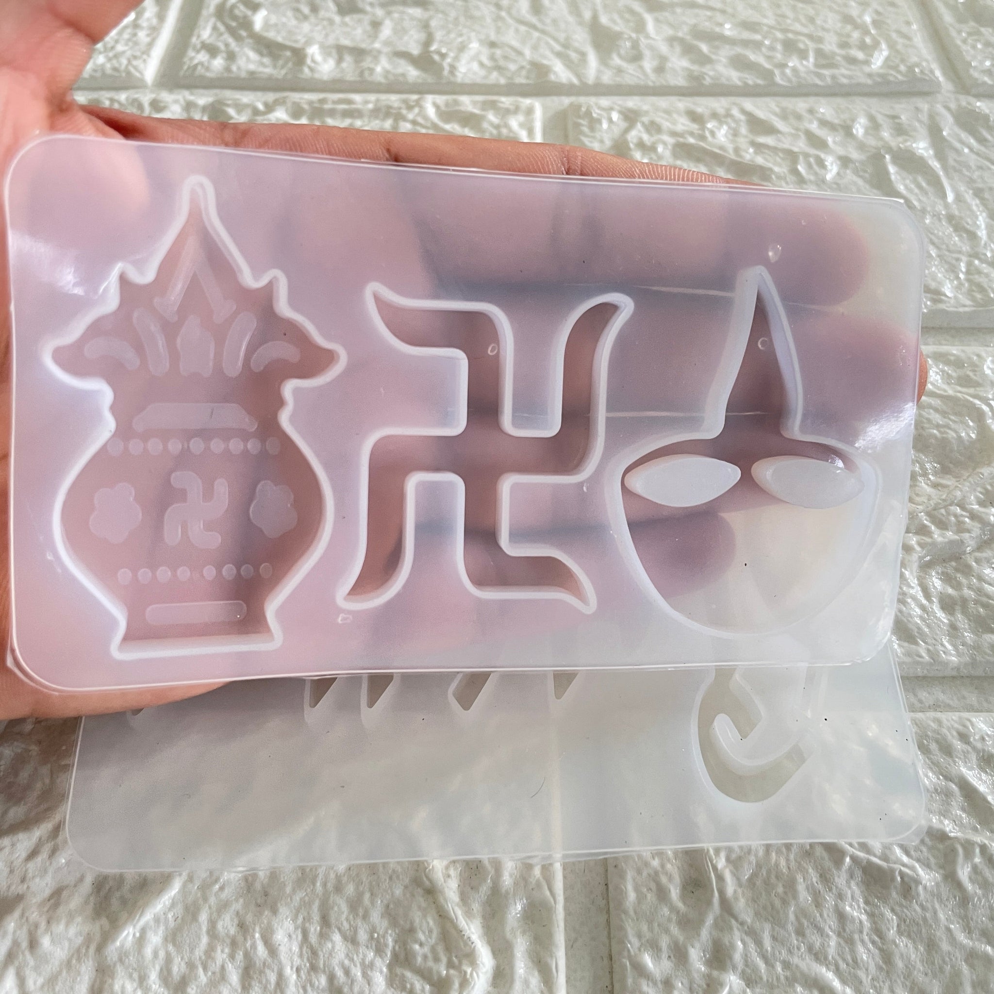 Diwali kalash and shubh labh combo mould